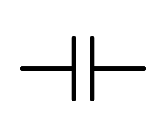 Capacitor symbol
